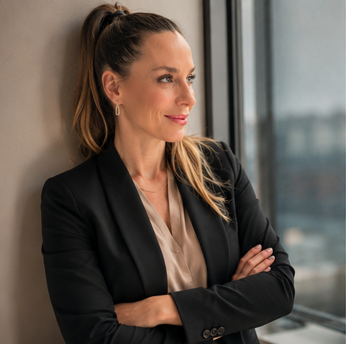 Eva Winter im Büro von KKC Consulting